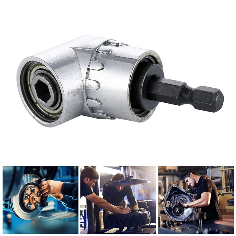 Šesterokutni bit, kutni odvijač od 105 stupnjeva, adapter za držač utičnice, podesivi bitovi, kutna bušilica, šaržna glava, nema seta