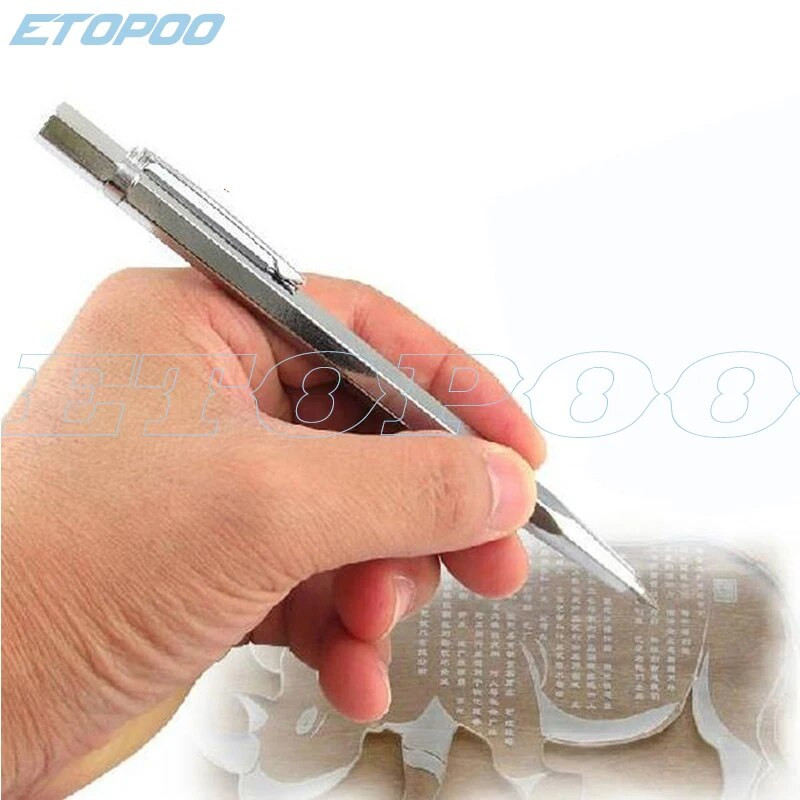 Dijamantni rezač stakla Alat za rezanje Carbide Scriber Stroj za rezanje tvrdih metalnih pločica Olovka za rezanje slova Nož za staklo Scriber