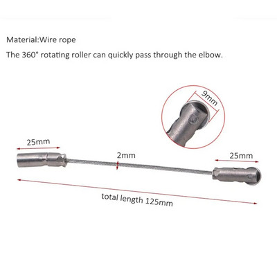 Remondiks Kiired abitööriistad Automaatne keermejuhik traatkaabel Elastne keermekala lindi juhtühenduspea