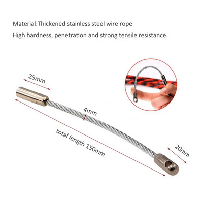 Remondiks Kiired abitööriistad Automaatne keermejuhik traatkaabel Elastne keermekala lindi juhtühenduspea