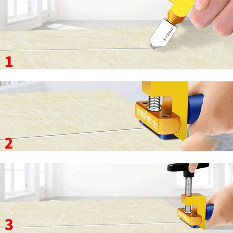 2 viename stiklo keraminių plytelių pjaustytuvas su peilio ratuku deimantiniu voleliu pjaustytuvas Pjovimo mašina atidarytuvas pertraukiklio įrankiai Priedai