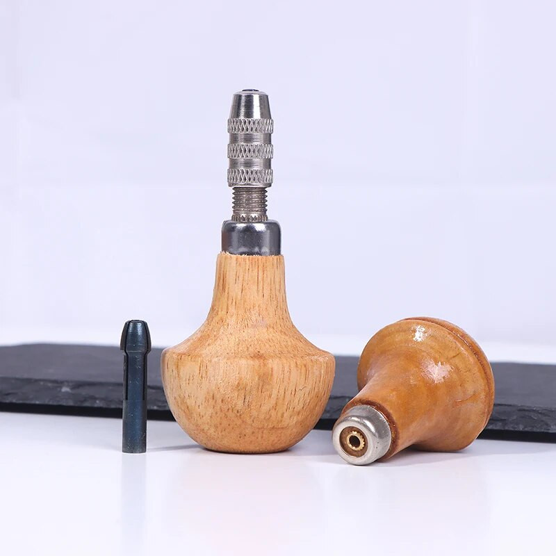 Juvelyrinių dirbinių rankenos kaištis Vise Vice medinė rankena su griebtuvu susukama viela vyniojimo gręžimo įrankis Juvelyriniai įrankiai "pasidaryk pats" medienos apdirbimo įrankis