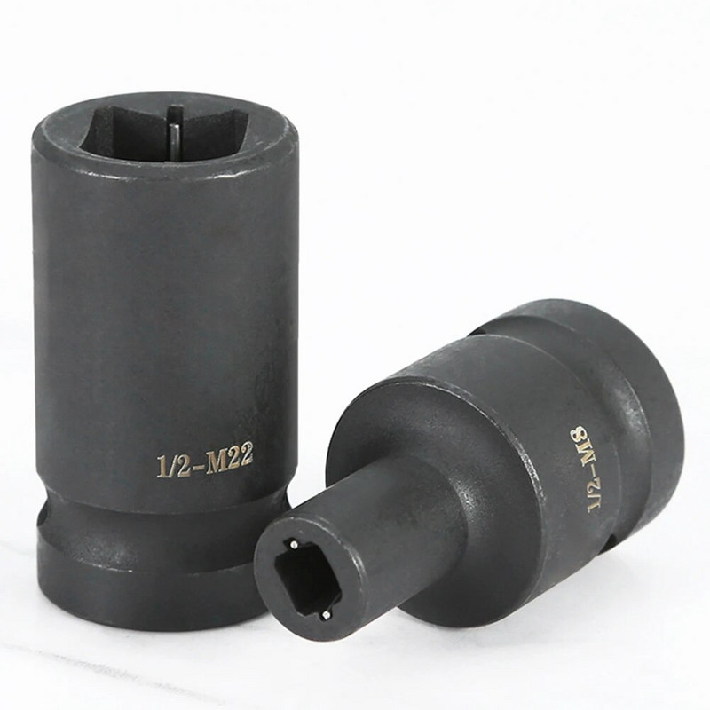 1 KOM 1/2 inča kvadratna navojna utičnica M6-M24 četvrtasta navojna navojna navojna utičnica ili pneumatski ključ s čegrtaljkom