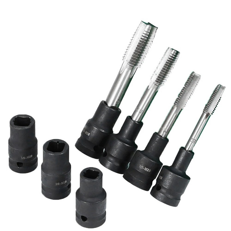 1 KOM 1/2 inča kvadratna navojna utičnica M6-M24 četvrtasta navojna navojna navojna utičnica ili pneumatski ključ s čegrtaljkom