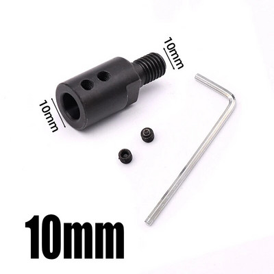 1 vnt. M10 pjūklo ašmenų sujungimo velenas 5/6/8/10/12/14 mm šlifavimo poliravimo variklio veleno adapteris jungiamojo strypo rankovės sujungimo įrankis