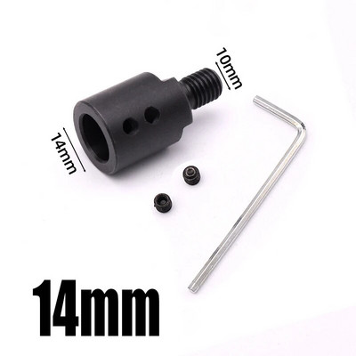 1 vnt. M10 pjūklo ašmenų sujungimo velenas 5/6/8/10/12/14 mm šlifavimo poliravimo variklio veleno adapteris jungiamojo strypo rankovės sujungimo įrankis