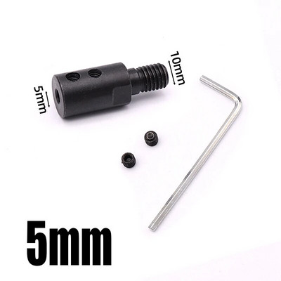 1 vnt. M10 pjūklo ašmenų sujungimo velenas 5/6/8/10/12/14 mm šlifavimo poliravimo variklio veleno adapteris jungiamojo strypo rankovės sujungimo įrankis