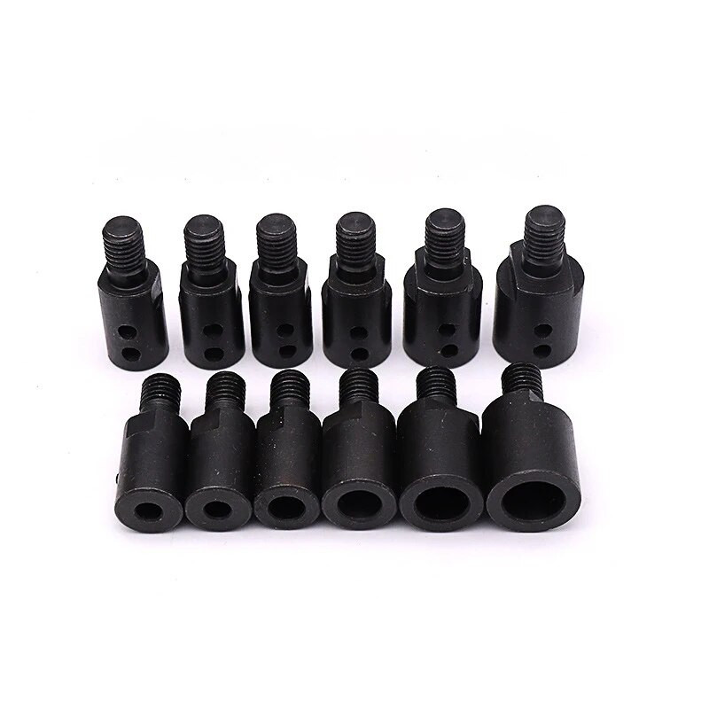 1 vnt. M10 pjūklo ašmenų sujungimo velenas 5/6/8/10/12/14 mm šlifavimo poliravimo variklio veleno adapteris jungiamojo strypo rankovės sujungimo įrankis