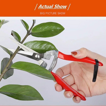 Градинарска ръчна ножица Ножици за подрязване с микровърхове Тример за листа Права цветарска ножица за растения Градинска ножица Ножица за подрязване