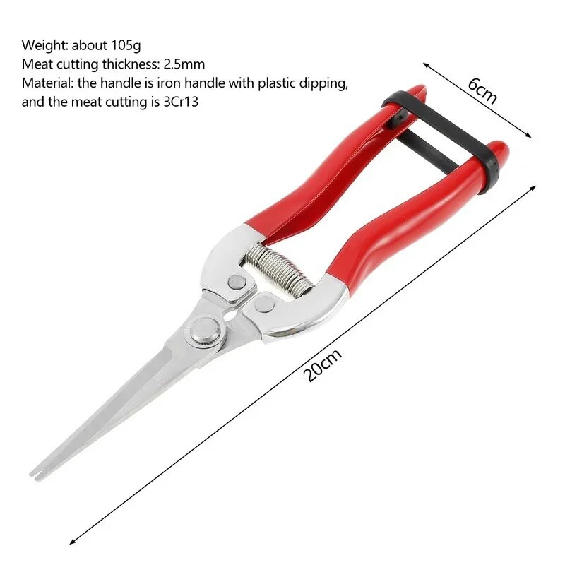 Vrtlarska ručna škara za orezivanje s mikrovrhom Trimer za lišće Ravne cvjećarske škare za biljke Vrtne škare za orezivanje