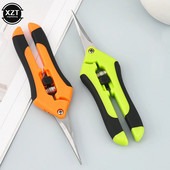 Vrtne škare za orezivanje biljaka od nehrđajućeg čelika Škare za branje voćaka i grožđa Hortikultura Trimer za lišće Ravni koljenasti rezači Alati