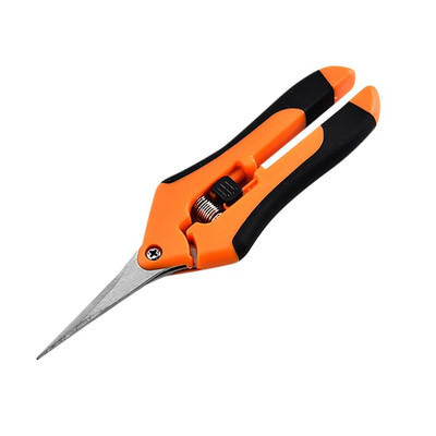 Vrtne škare za orezivanje biljaka od nehrđajućeg čelika Škare za branje voćaka i grožđa Hortikultura Trimer za lišće Ravni koljenasti rezači Alati