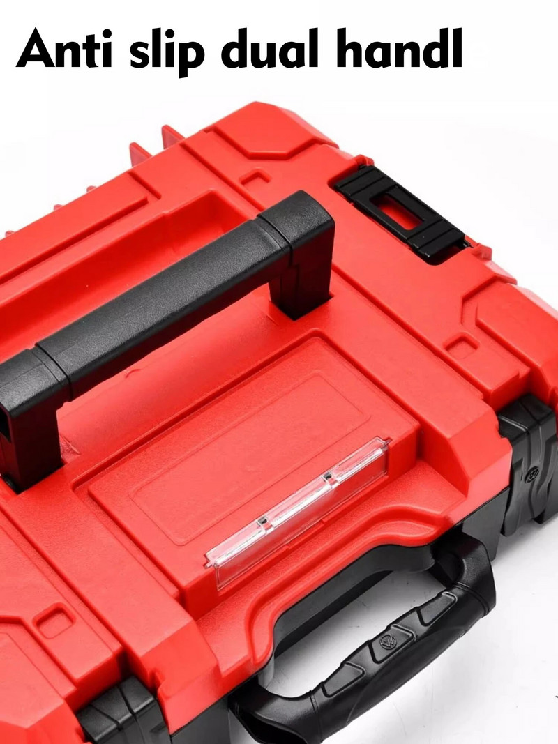 Stacked Protable Toolbox Kietas plastikinis lagaminas Įrankių Dėžė Kietas Dėklas Įrankių Dėklas Mechaninis Grąžtų laikymo Dėžė Taisymo Įrankiai Organizatorius