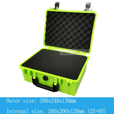 280*240*130mm Protecție de siguranță Hardware portabil Cutie de depozitare Echipament Carcasă pentru instrumente Cutie de instrumente multifuncțională Multicolor