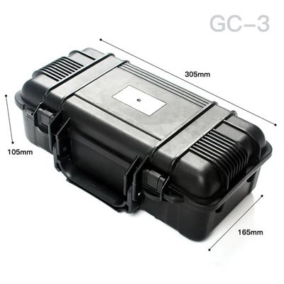 Szerszámtartó táska Hard Carry szervező tárolódoboz Vízálló fényképezőgép fényképezés biztonsági védő műszeres doboz szivaccsal