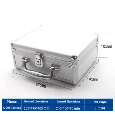 Hardver Kutija s alatima Profesionalna kompletna kutija s alatom Kofer s alatima Organizator Spužva se može dodati Kutije za pohranu Pakiranje