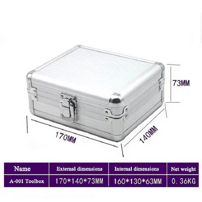 Hardver Kutija s alatima Profesionalna kompletna kutija s alatom Kofer s alatima Organizator Spužva se može dodati Kutije za pohranu Pakiranje