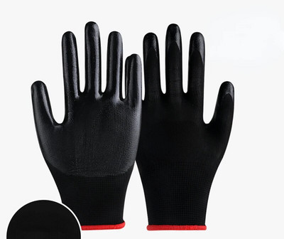 Neslidžios storos latekso gumos darbo pirštinės su delnu dengtos pirštinės Mechaninės darbo pirštinės sodo darbams