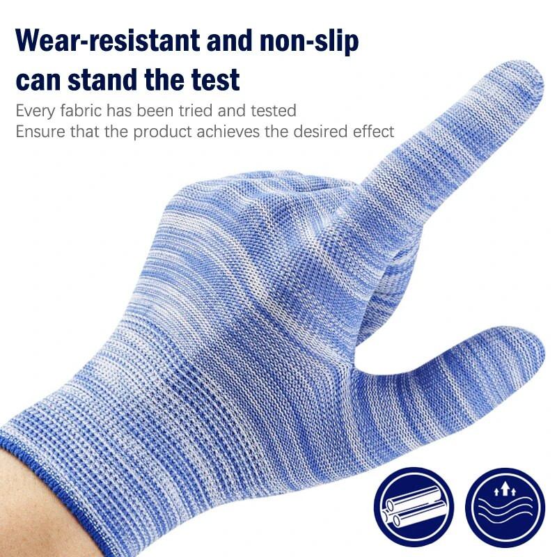 1poros sodo pirštinės Gėlėtos sodo pirštinės Moteriškos neslystančios darbinės pirštinės, skirtos kiemo valymui.