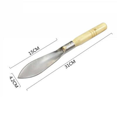 Ručna vrtna lopatica od nehrđajućeg čelika Lopatica za zemlju Lopatica Ručna lopata Alat za rasađivanje Cijev za rasađivanje Alat za sadnju sadnica