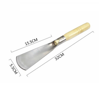 Ručna vrtna lopatica od nehrđajućeg čelika Lopatica za zemlju Lopatica Ručna lopata Alat za rasađivanje Cijev za rasađivanje Alat za sadnju sadnica