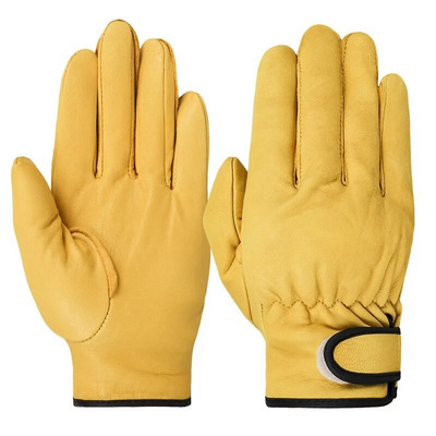 Darbo pirštinės avikailių odiniai darbuotojai darbas suvirinimas sauga apsauga sodas sportas motociklo vairuotojas dilimui atsparios pirštinės