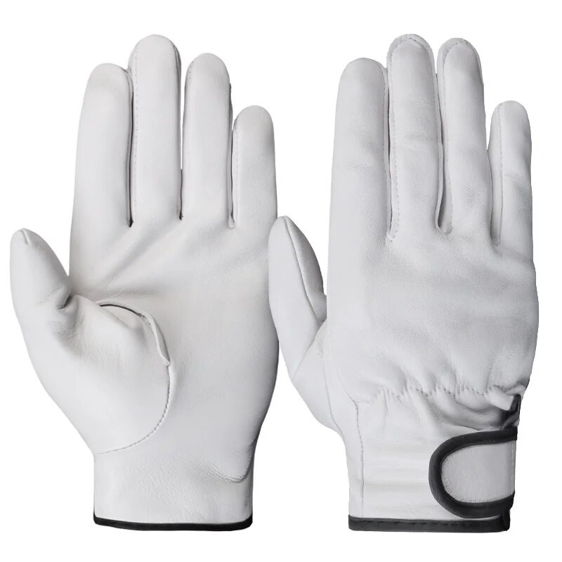 Darbo pirštinės avikailių odiniai darbuotojai darbas suvirinimas sauga apsauga sodas sportas motociklo vairuotojas dilimui atsparios pirštinės