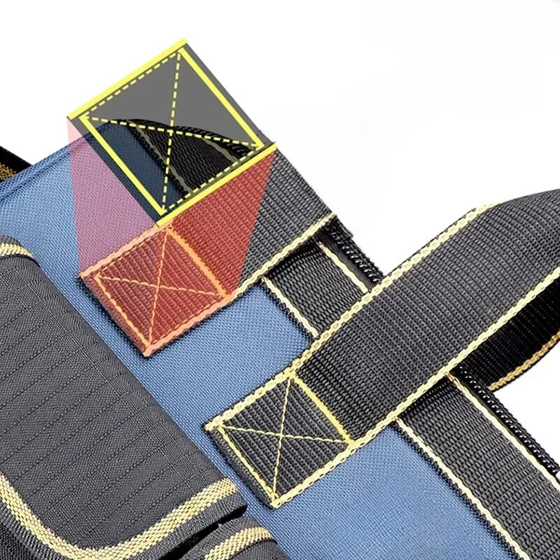 Višenamjenska torba za alat 1680D Oxford platnena električarska torba, vodootporna torba s više džepova protiv pada Alati za električare