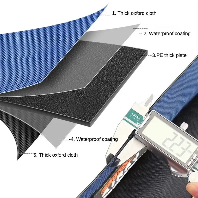 Višenamjenska torba za alat 1680D Oxford platnena električarska torba, vodootporna torba s više džepova protiv pada Alati za električare