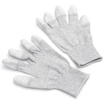 Αντιστατικά γάντια Ηλεκτρονικά γάντια εργασίας Οικιακά καθαρά πλεκτά γάντια Αντιολισθητικά ανθεκτικά στη φθορά Βιομηχανική προστασία