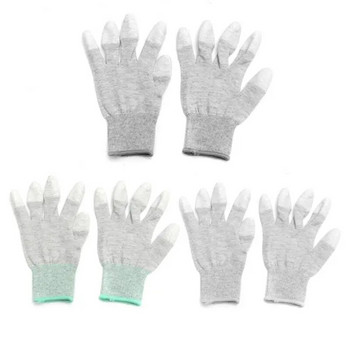 Αντιστατικά γάντια Ηλεκτρονικά γάντια εργασίας Οικιακά καθαρά πλεκτά γάντια Αντιολισθητικά ανθεκτικά στη φθορά Βιομηχανική προστασία