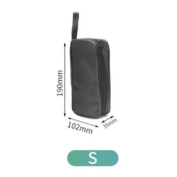 Μικρή τσάντα εργαλείων Νάιλον θήκη για ψηφιακό πολύμετρο μίνι εργαλείων Κουτί αποθήκευσης Μαύρο αδιάβροχο αξεσουάρ Θήκη οργάνωσης