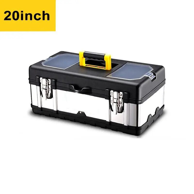 14/17 colių nešiojamasis buitinis nerūdijančio plieno įrankių laikiklis Daugiafunkcis automobilio laikymo įrankių dėžutės įrankių laikiklis