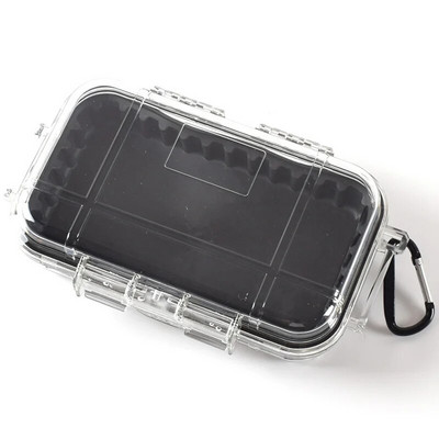 Vanjske vodootporne kutije otporne na udarce Alat za kampiranje Prijenosna kutija za pohranu s jastučićem za putovanje Zatvoreni spremnik EDC kutija za ulje