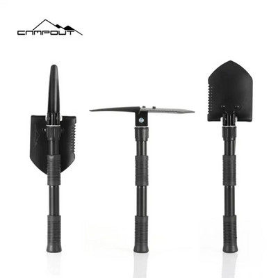 Vojna prijenosna sklopiva lopata Inženjerska lopata Višenamjenska lopatica za preživljavanje od nehrđajućeg čelika Alat za hitne slučajeve