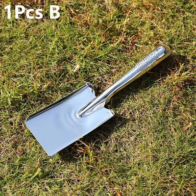 Mini žemės purenimo kastuvas nerūdijančio plieno sodo kastuvas Daugiafunkcis augalas vazoninis kasimas kastuvas Buitiniai sodo įrankiai