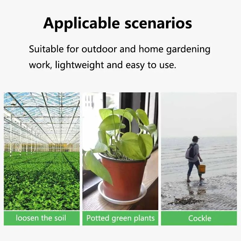 Mini žemės purenimo kastuvas nerūdijančio plieno sodo kastuvas Daugiafunkcis augalas vazoninis kasimas kastuvas Buitiniai sodo įrankiai