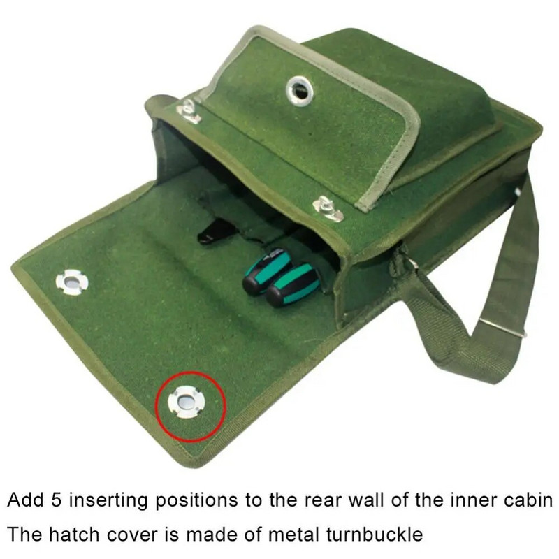 Comerț cu ridicata portabil pânză Oxford Îngroșare electrician instrumente de reparare depozitare crossbody bag Hardware kit de reparare geantă de instrumente pânză