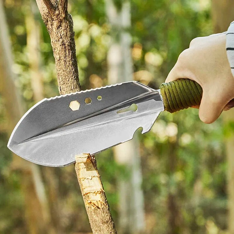 Kaasaskantav aiandus multifunktsionaalne labidas välitingimustes reisimiseks labidas Väike roostevabast terasest käsikühvel Aialabidas