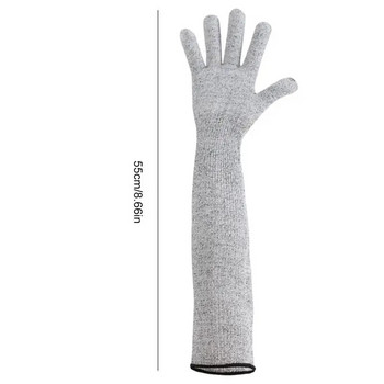 Γάντια οικιακής χρήσης ανθεκτικά στη φθορά Γάντια βαθμού 5 Γάντια προστασίας ασφαλείας κοπής Μανίκια βραχιόνων αναπνεύσιμα γάντια εργασίας