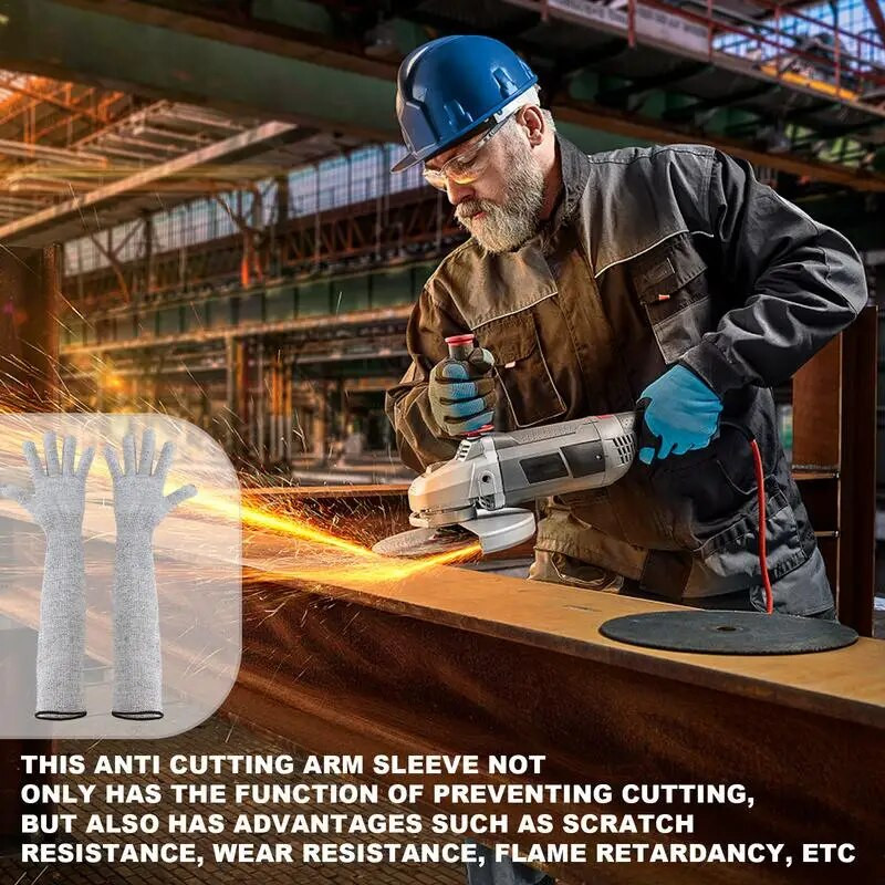 5 laipsnio pjovimui atsparios pirštinės Buitinės dėvėjimuisi atsparios kumštinės pirštinės Pjovimo sauga Apsauga Rankovės Kvėpuojančios darbo pirštinės