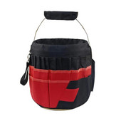 HOT-Bucket Organizator Tote Bag Set de instrumente Geantă Seturi de scule de grădină 42 Kit de reparații pentru scule de buzunar pentru depozitare Organizator pentru cutia de instrumente pentru construcție