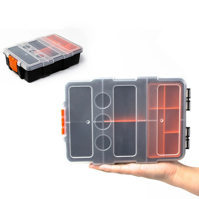 Kutija za alat Setovi organizatora Hardver i dijelovi Odjeljci za organizatore vijaka Kutije za male dijelove Svestrana i izdržljiva kutija za alate za pohranu
