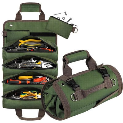 Višenamjenska radna torba za alat Torbica za alate s više džepova Roll UP Prijenosna torba za organizator male alate Torbica za ključeve