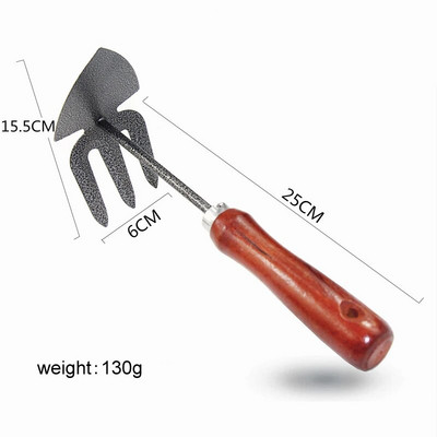 1kom vrtni alat Mini Thicken Paint Široka lopata Uska lopata Drljača s tri kandže Lopata Sadnja cvijeća i plijevljenje Vrtni alati