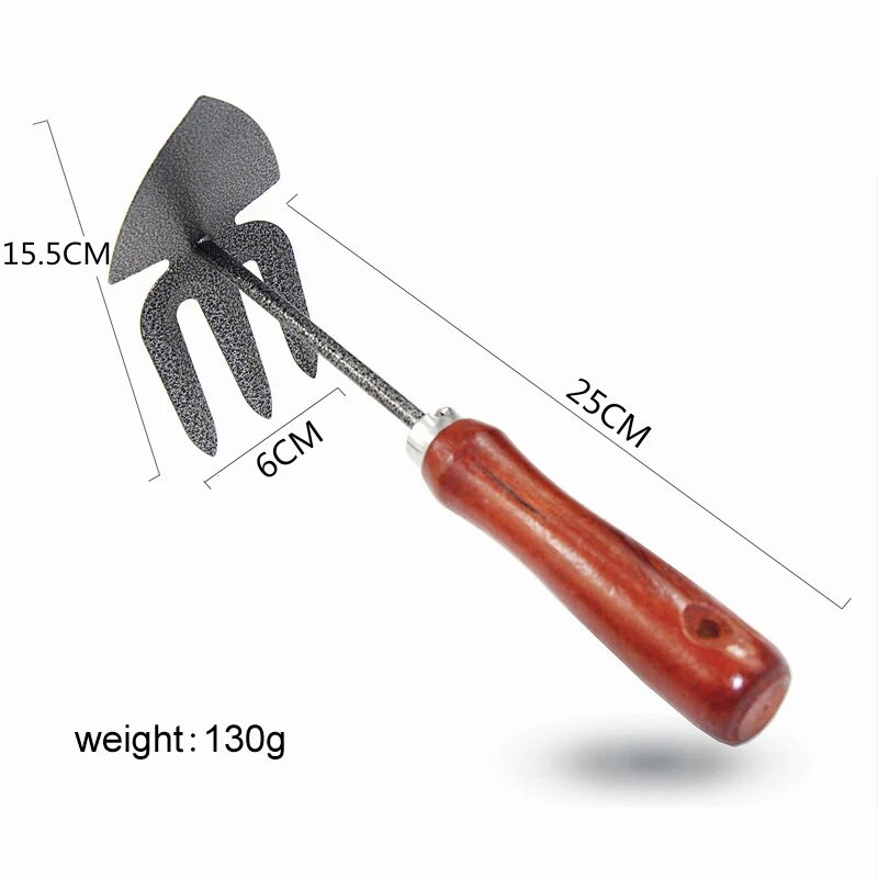 1kom vrtni alat Mini Thicken Paint Široka lopata Uska lopata Drljača s tri kandže Lopata Sadnja cvijeća i plijevljenje Vrtni alati