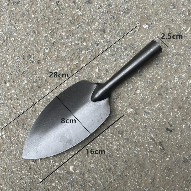 Vrtna lopata Željezna izdržljiva vrtna lopatica Vrtni alat Vrtlarska lopata za plijevljenje Zaglađivanje tla Presađivanje Kopanje Sadnja