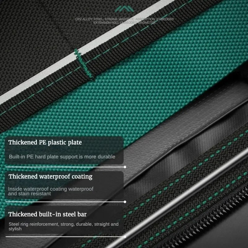 1680D Oxford platnena torba za alat Višenamjenska električarska torba, vodootporna torba s više džepova protiv pada Alati za električare