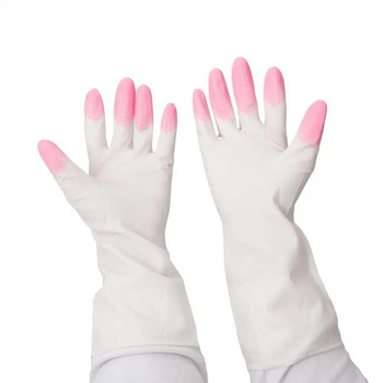 1 чифт гумени градински ръкавици Градинска безопасност Работни ръкавици Изкопни работи Засаждане Водоустойчиви защитни ръкавици против хлъзгане