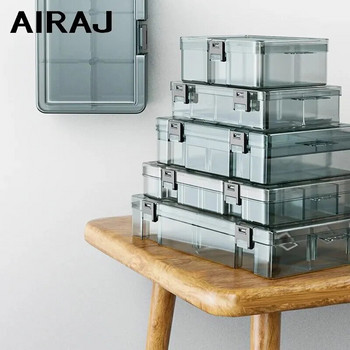 AIRAJ Πλαστικά εξαρτήματα εργαλείων Κουτί αποθήκευσης Βιδωτό κιβώτιο εργαλείων Ταξινόμηση εργαλείων ηλεκτρονικών εξαρτημάτων εξαρτήματα τρυπανιού Παχύ κιβώτιο πλέγματος